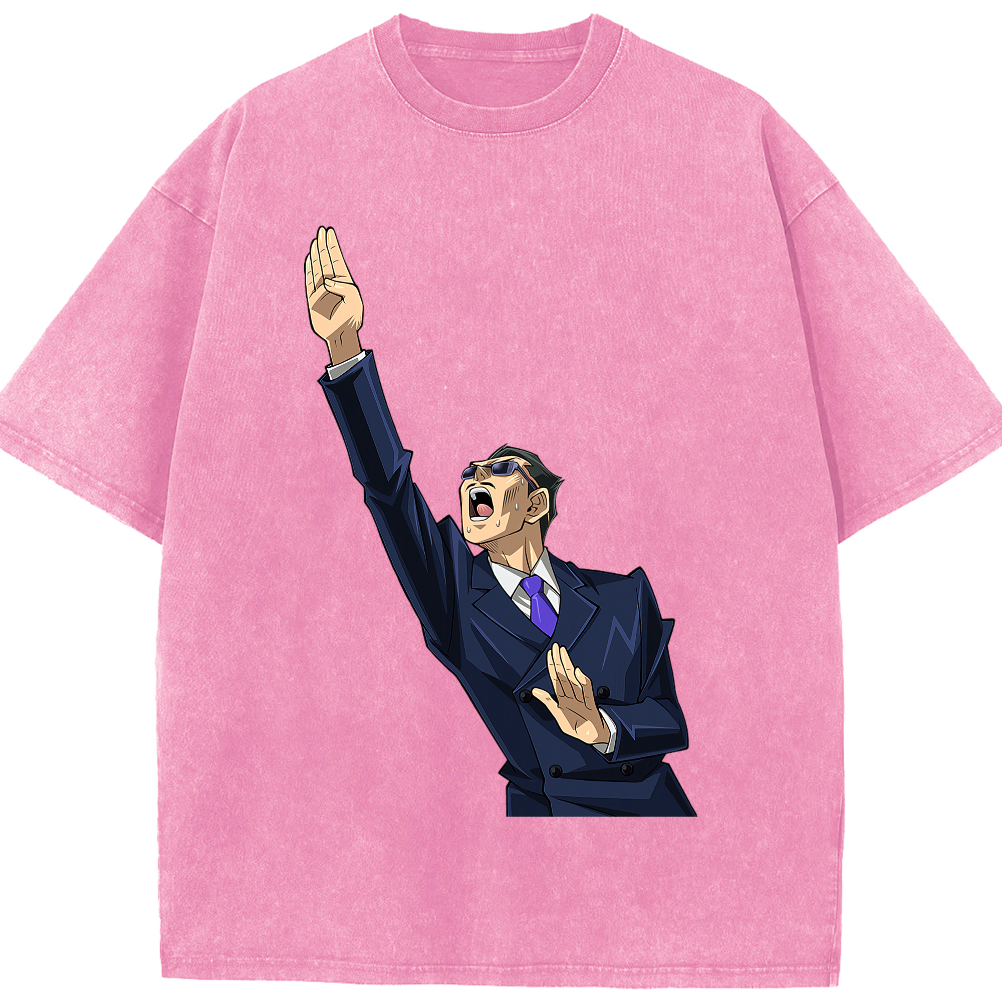 （画像用） 遊☆戯☆王 Yu-Gi-Oh! 綿100% ヴィンテージ風 半袖Tシャツ（フロントプリント）